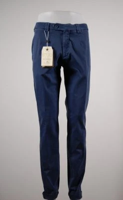 B SETTECENTO Made In Italy Pantalone In Cotone Stretch Smerigliato B700 In Cinque Colori