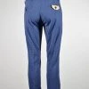 B SETTECENTO Made In Italy Pantalone A Fantasia Cotone Stretch Bsettecento Slim Fit In Tre Colori