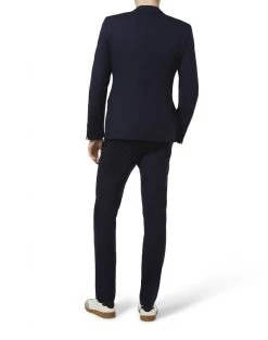 DIGEL Move Extra Slim Fit Abito Digel Slim Fit Misto Poliestere Stretch In Colore Blu E Nero -Meyer Shop 718 bf18408b 1082