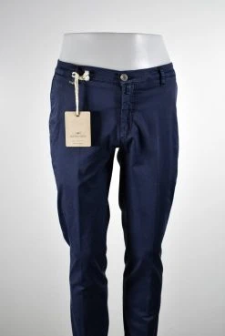 Pantalone In Gabardina Raso Stretch Quota Otto Slim Fit In Quattro Colori -Meyer Shop 718 ee8ce504 1200