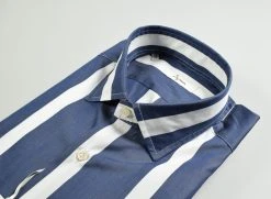 Camicia Ingram Slim Fit A Righe Larghe In Due Colori -Meyer Shop 718 f1b84653 1600