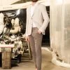 B SETTECENTO Made In Italy Pantalone B700 Slim Fit Cotone Stretch In 5 Colori Made In Italy