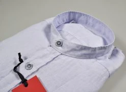 Camicia Ingram In Puro Lino Lavato Collo Alla Coreana Regular Fit In Tre Colori -Meyer Shop 822 9aa7bdfe 1600