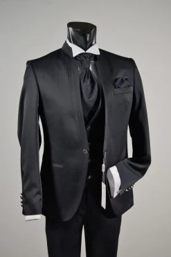 Abito Modello Guru Musani Milano Cerimonia Blu E Nero -Meyer Shop 823 abdc991f 1200