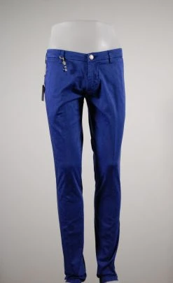 FRADI Made In Italy Pantalone Fradi Slim Fit Jacquard Stretch In Due Colori