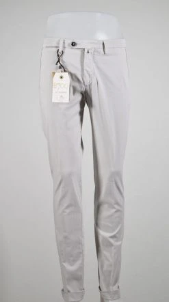 B SETTECENTO Made In Italy Pantalone Slim Fit Bsettecento Cotone Stretch In Quattro Colori