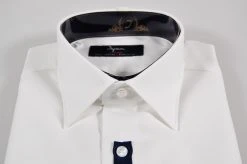 Camicia Ingram No Stiro Cotone Twill Liscio Vestibilità Regolare -Meyer Shop 829 5c9385c6 1155