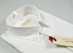 Regent By Pancaldi Camicia Pancaldi Button Down Con Taschino In Cotone E Lino In Due Colori