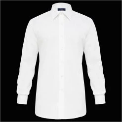 Camicia Ingram No Stiro Cotone Twill Liscio Vestibilità Regolare -Meyer Shop 829 99b39ce3 906