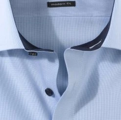 Camicia Olymp Luxor In Puro Cotone Oxford No Stiro Modern Fit