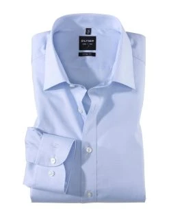OLYMP Level Five Camicia Slim Fit Olymp Cotone Chambray Stretch In Cinque Colori -Meyer Shop 997 4e2dd987 1700