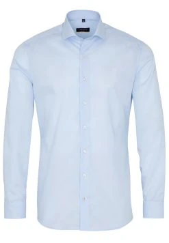 Camicia Eterna Slim Fit In Cotone Popeline No Stiro