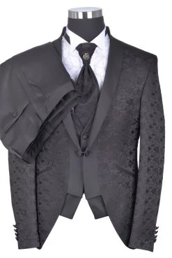 Baggi Men Abito Da Sposo Baggi Cerimonia Slim Fit Damascato -Meyer Shop 998 89f3c613 1700