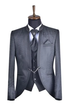 Baggi Men Abito Da Sposo Baggi Modello Alla Coreana Damascato Slim Fit -Meyer Shop 998 c209c6cd 1700