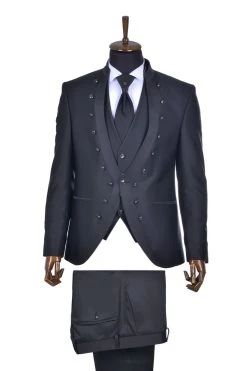 Baggi Men Abito Slim Fit Baggi Cerimonia Modello Alla Coreana -Meyer Shop 998 ee7e457e 1700