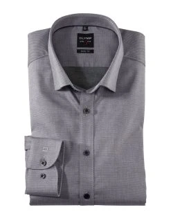 Camicia Olymp Level Five In Cotone Twill Oxford Slim Fit -Meyer Shop 999 a43b5b1a 1700